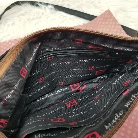 Nubuck Smooth Leather 3 in 1 Crossbody Bag - Picture 7 of 13